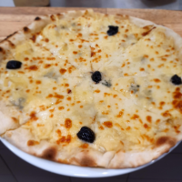Pizza 4 fromages crème